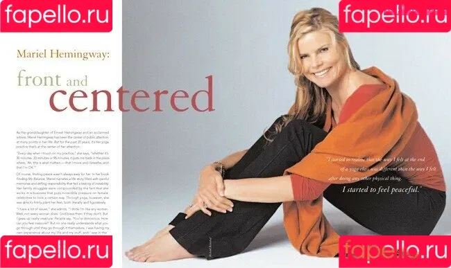 Mariel Hemingway Onlyfans Photo Gallery 