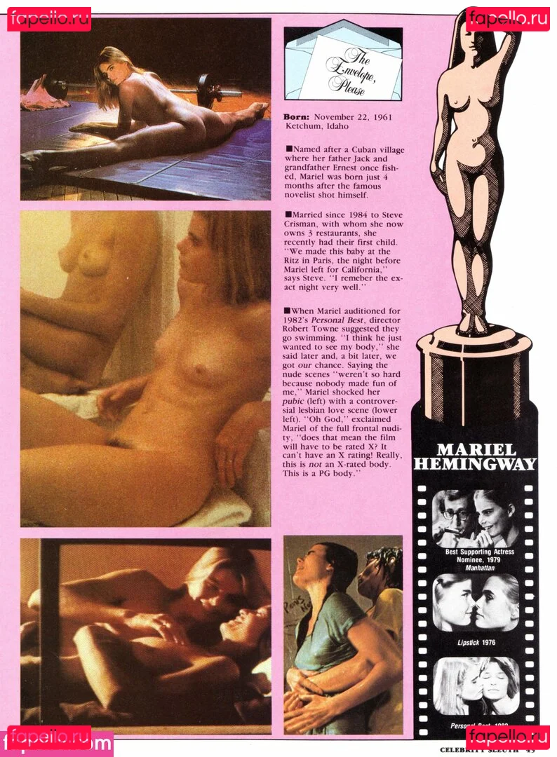 Mariel Hemingway Onlyfans Photo Gallery 