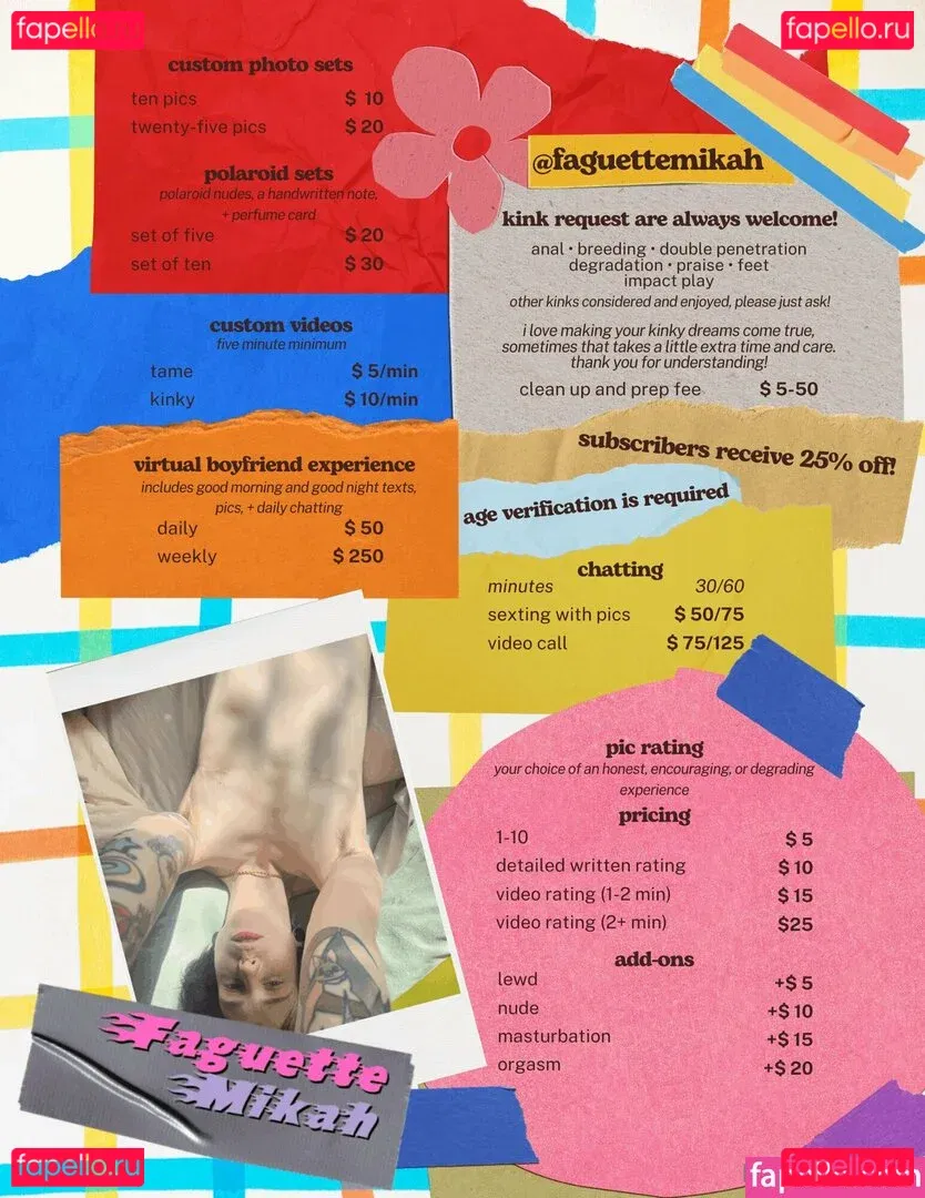 faguettemikah Onlyfans Photo Gallery 