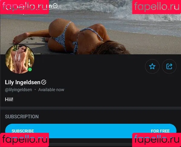 Lily Ingeldsen Onlyfans Photo Gallery 