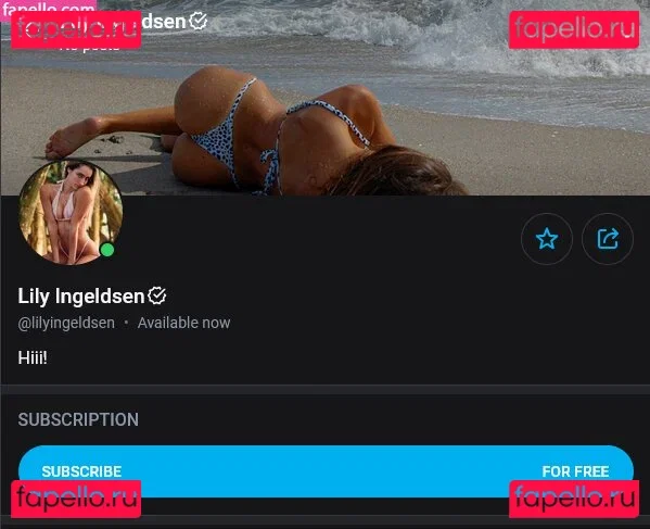 Lily Ingeldsen Onlyfans Photo Gallery 