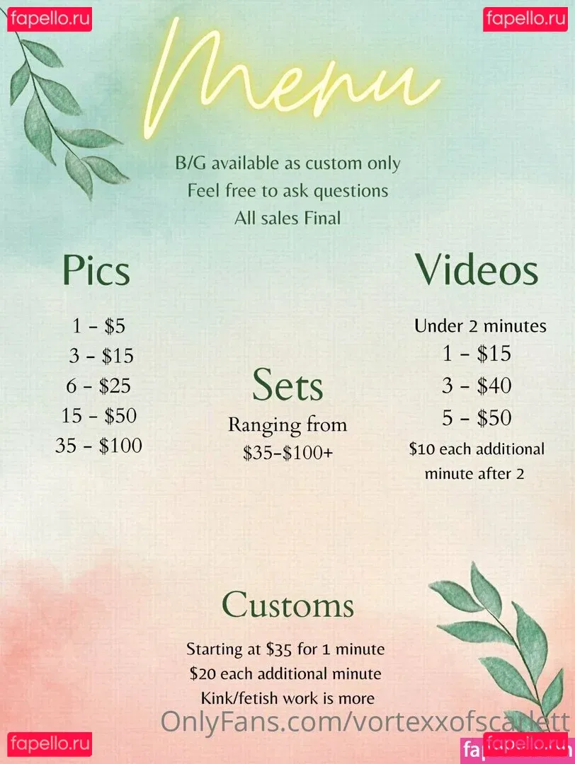 vortexxofscarlett Onlyfans Photo Gallery 