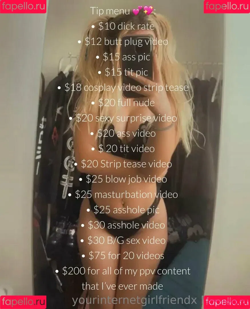 yourinternetgirlfriendx Onlyfans Photo Gallery 