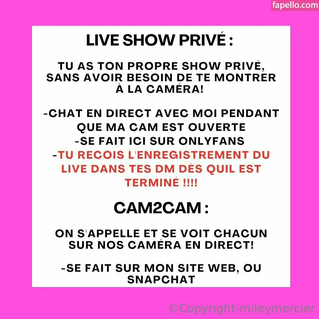 mileymercierfree Onlyfans Photo Gallery 