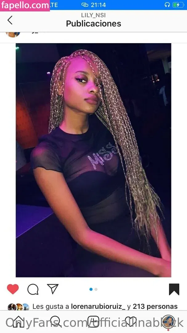 officiallinablack Onlyfans Photo Gallery 