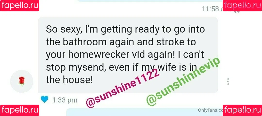 sunshine1122 Onlyfans Photo Gallery 
