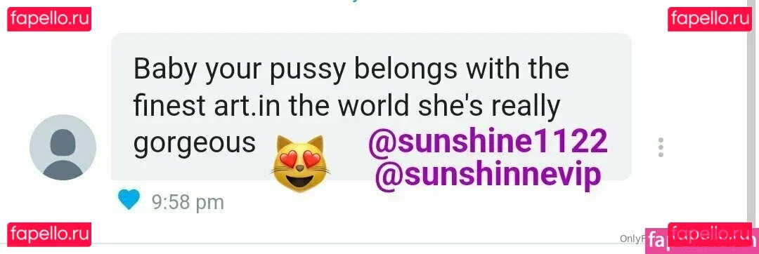 sunshine1122 Onlyfans Photo Gallery 