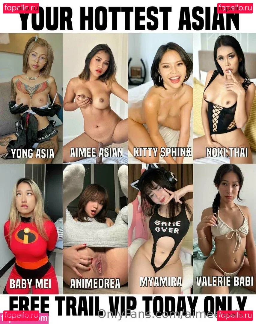 aimeeasian Onlyfans Photo Gallery 