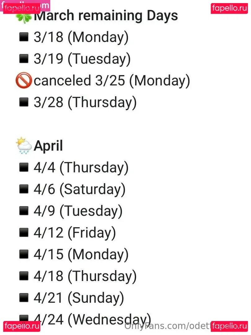 odetteparker Onlyfans Photo Gallery 