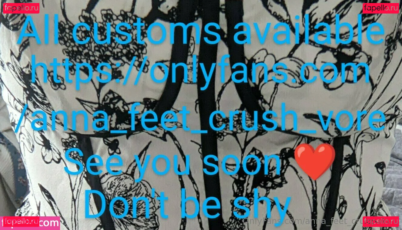 anna_feet_crush_vore Onlyfans Photo Gallery 