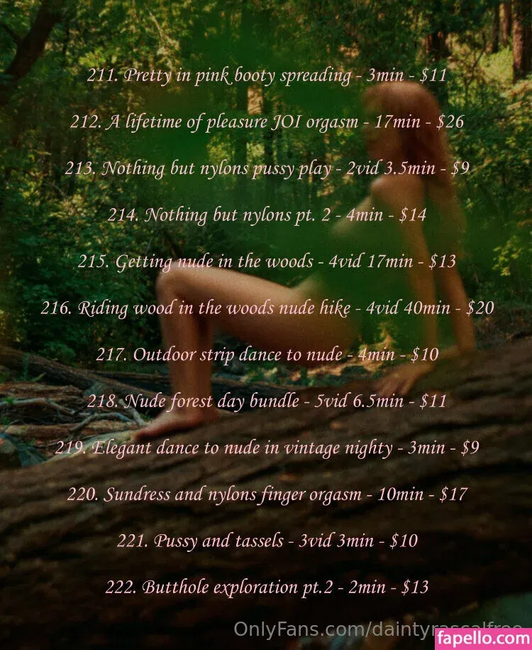 daintyrascal Onlyfans Photo Gallery 