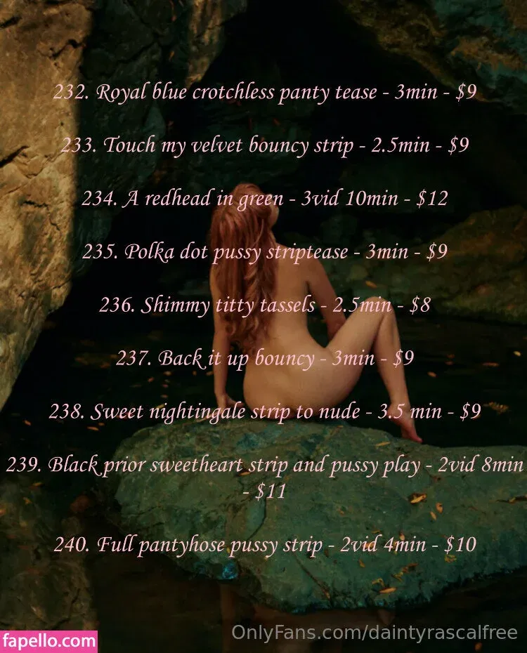 daintyrascal Onlyfans Photo Gallery 