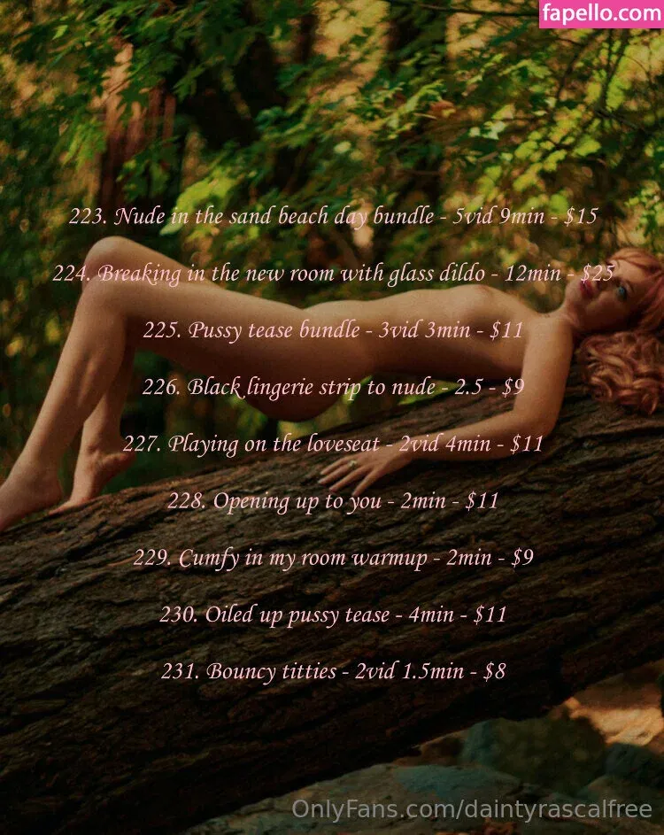 daintyrascal Onlyfans Photo Gallery 