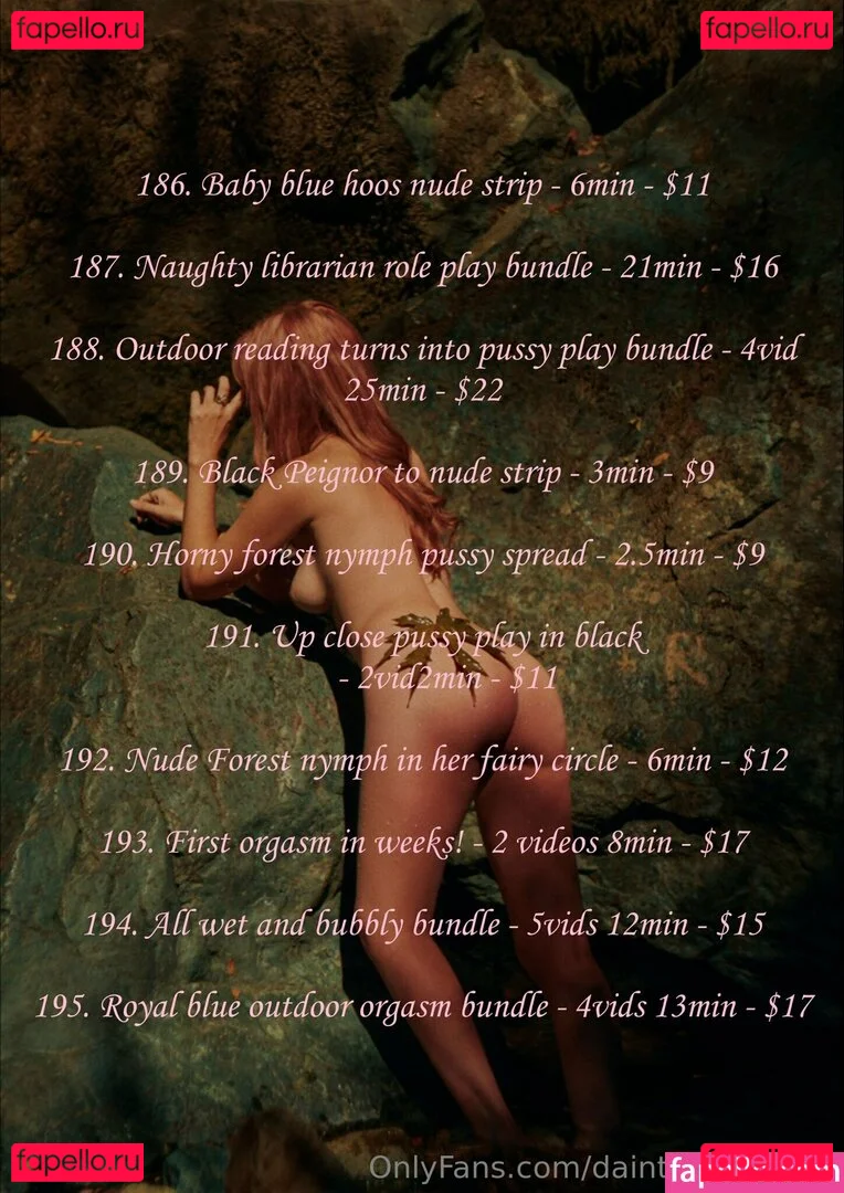 daintyrascal Onlyfans Photo Gallery 