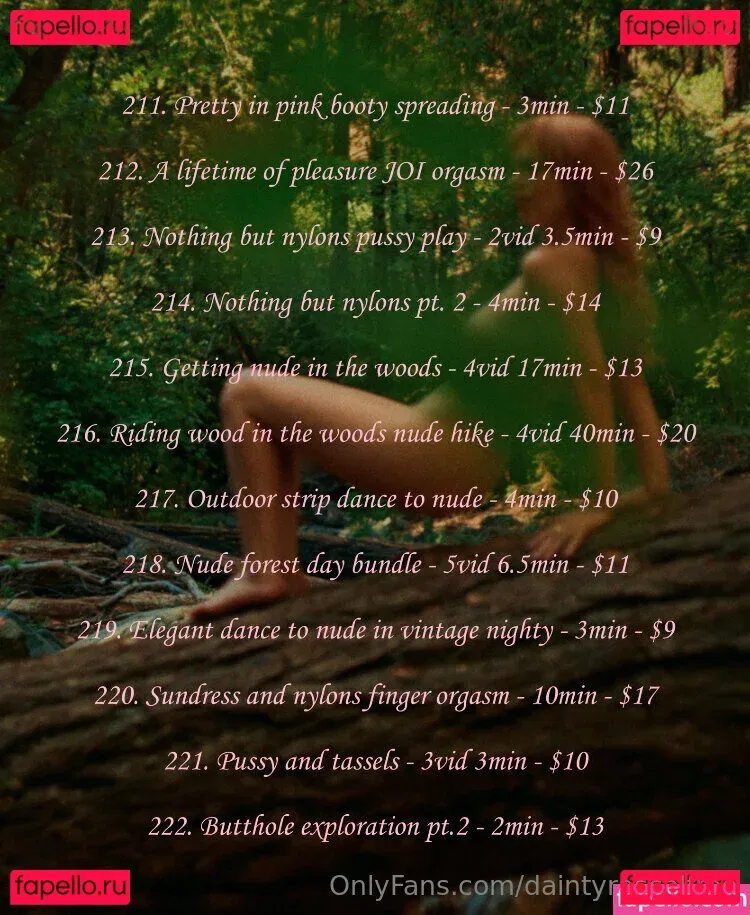 daintyrascal Onlyfans Photo Gallery 