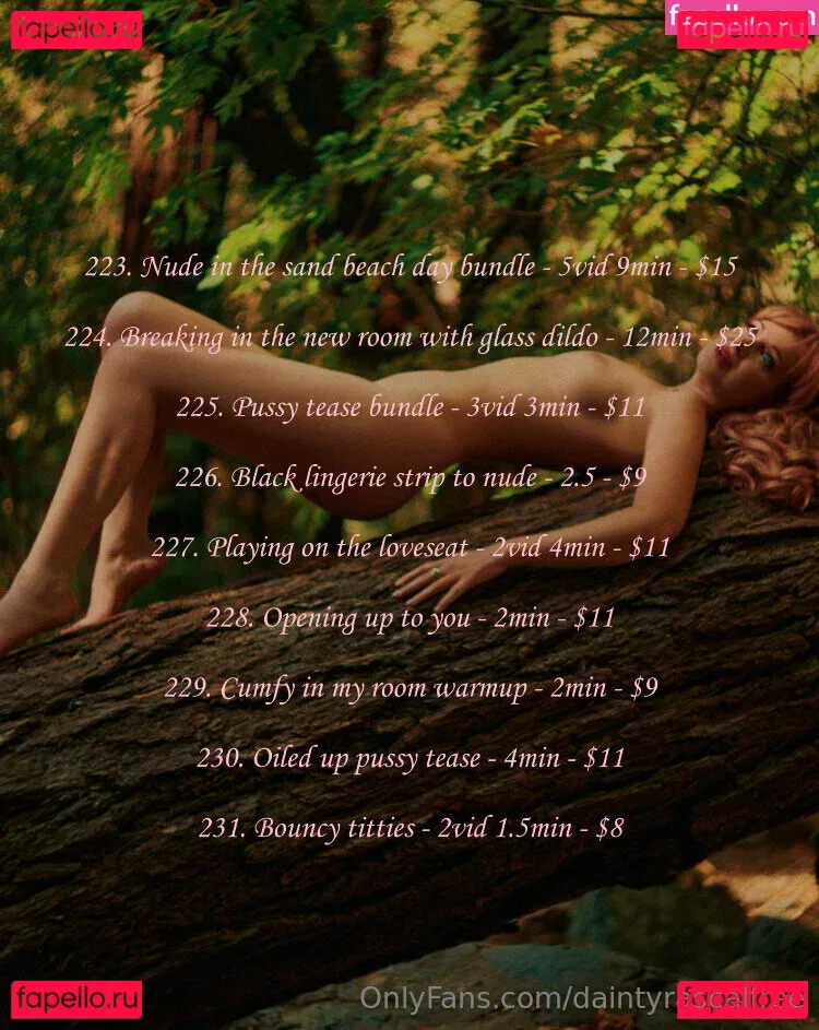 daintyrascal Onlyfans Photo Gallery 