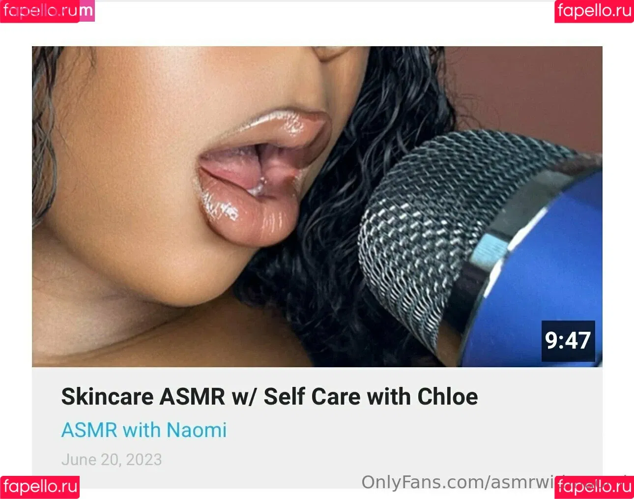 asmrwithnaomi Onlyfans Photo Gallery 