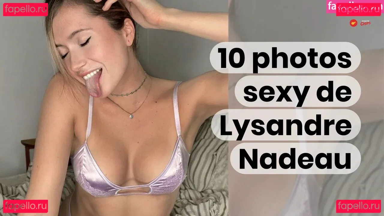 Lysandre NADEAU Onlyfans Photo Gallery 