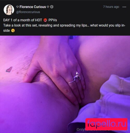 florencecurious Onlyfans Photo Gallery 