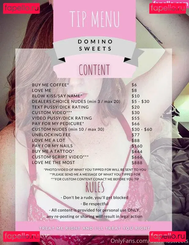 dominosweets Onlyfans Photo Gallery 