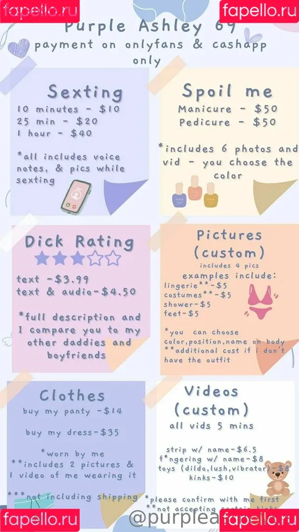 purpleashley69 Onlyfans Photo Gallery 