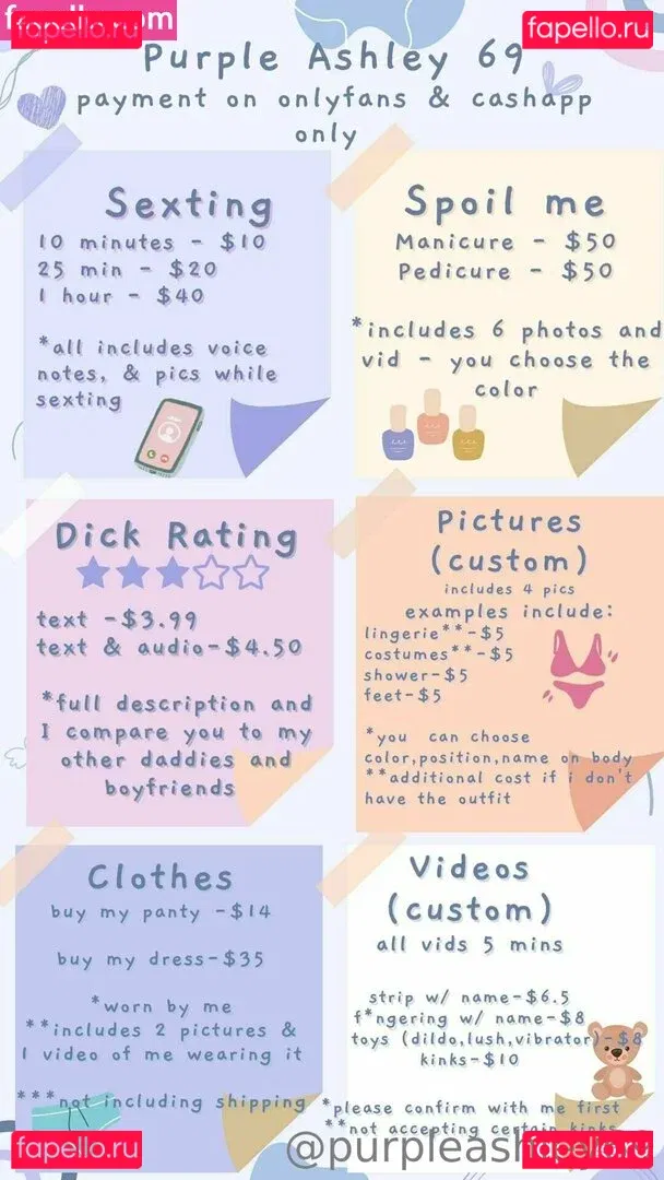 purpleashley69 Onlyfans Photo Gallery 