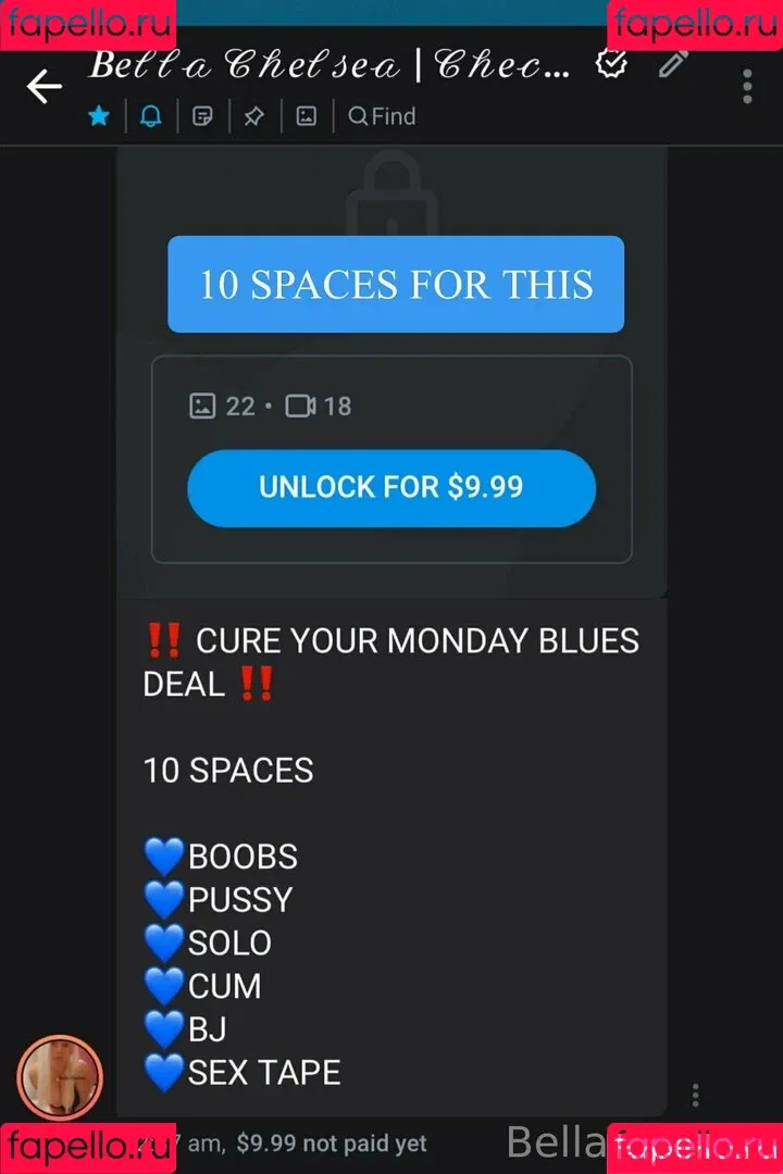 bellachelseafree Onlyfans Photo Gallery 