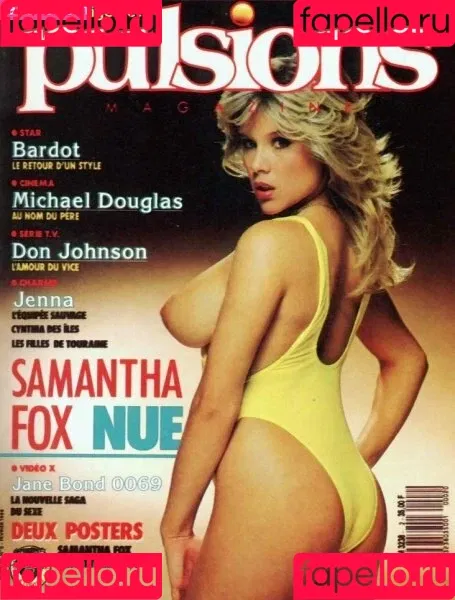 Samantha Fox Onlyfans Photo Gallery 