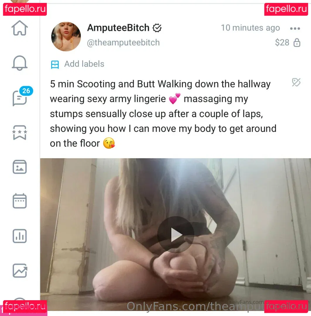 theamputeebitch Onlyfans Photo Gallery 