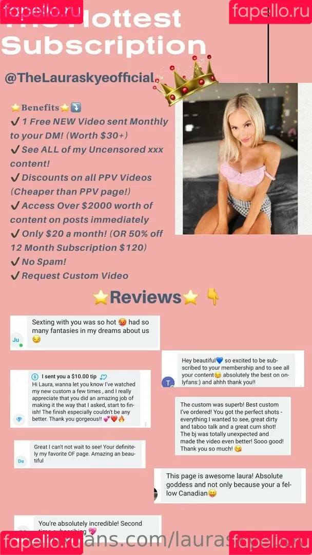 lauraskyeppv Onlyfans Photo Gallery 