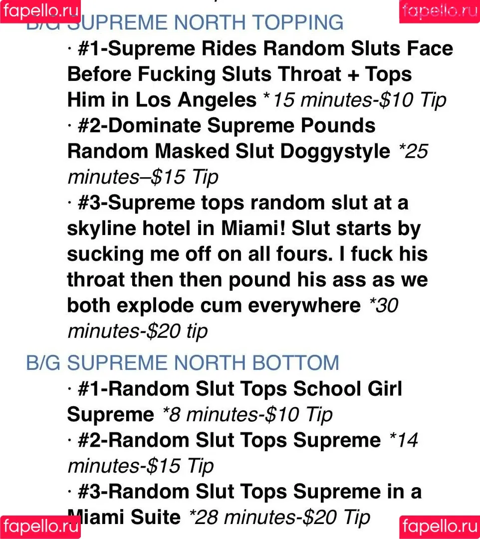 thessupreme Onlyfans Photo Gallery 