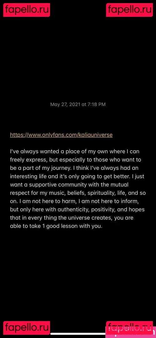 kaliauniverse Onlyfans Photo Gallery 