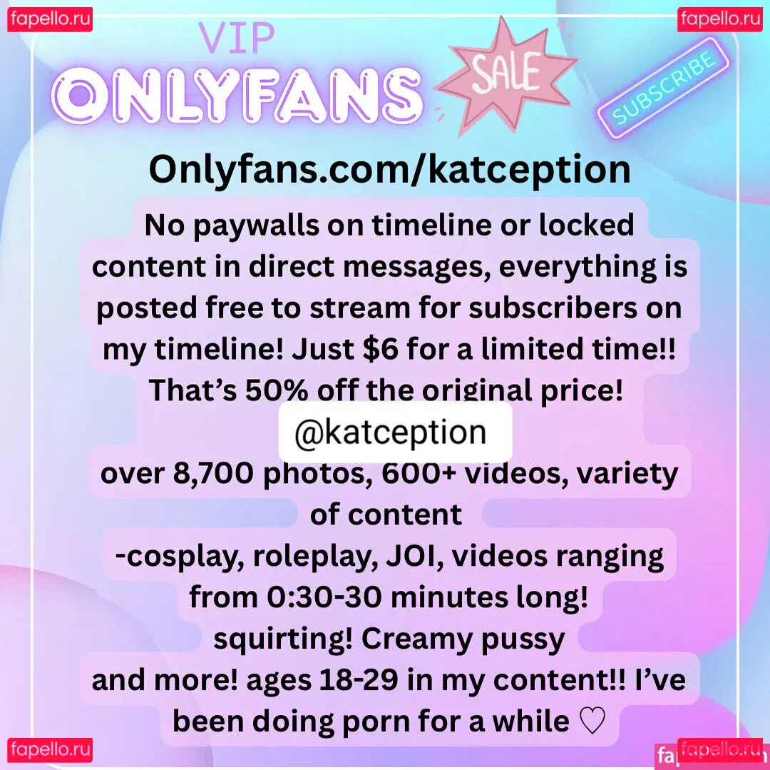 katceptionlive Onlyfans Photo Gallery 