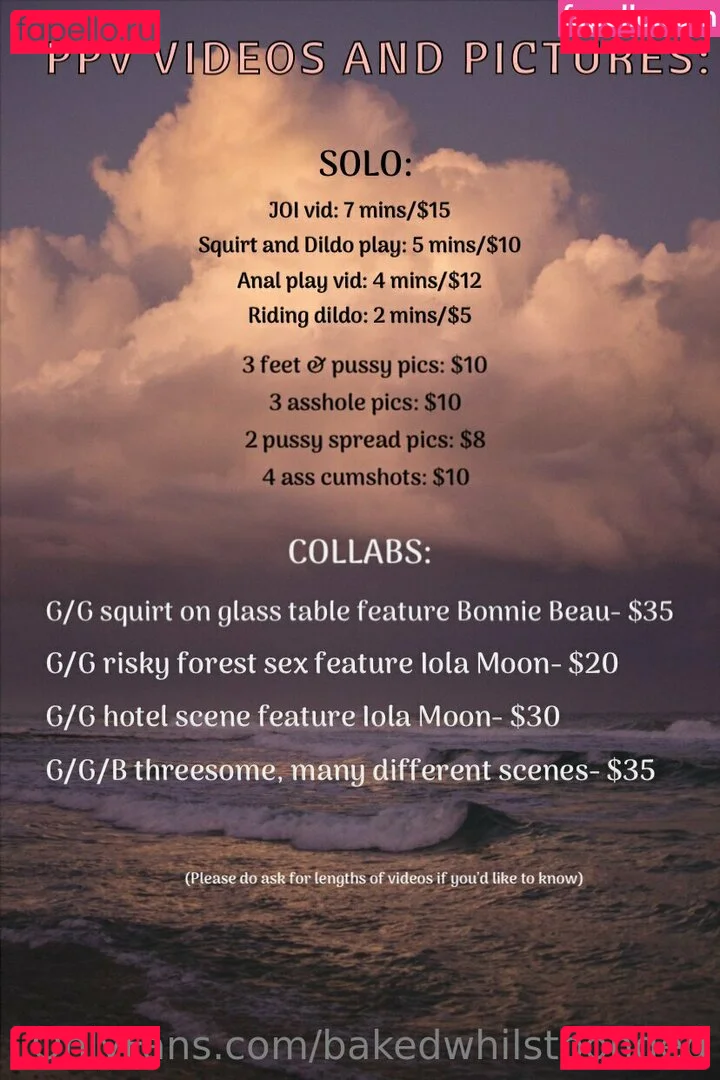 Bakedwhilstbonded Onlyfans Photo Gallery 