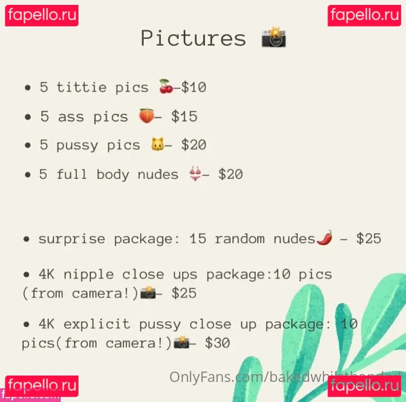 Bakedwhilstbonded Onlyfans Photo Gallery 