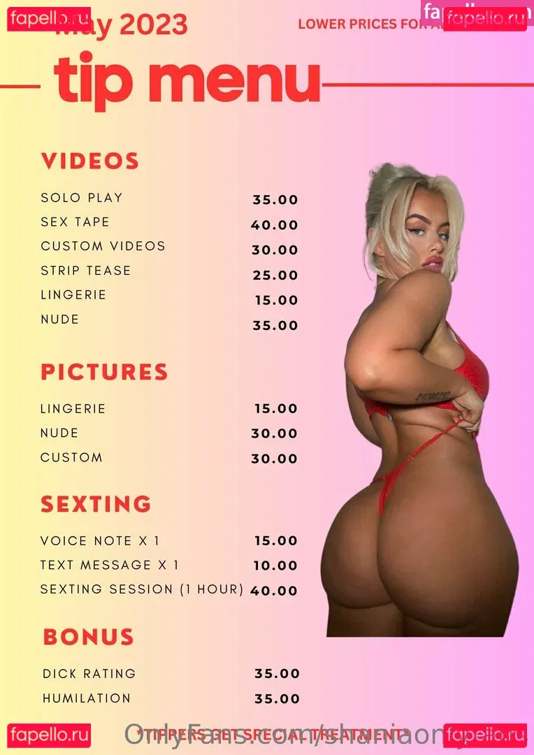 shaniaonlyfans Onlyfans Photo Gallery 