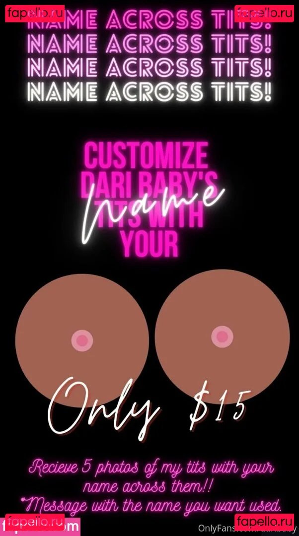 daribaby Onlyfans Photo Gallery 