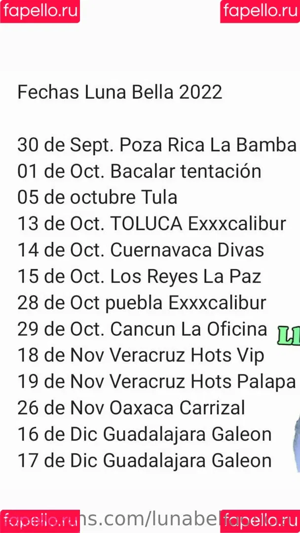 lunabellaoficial Onlyfans Photo Gallery 