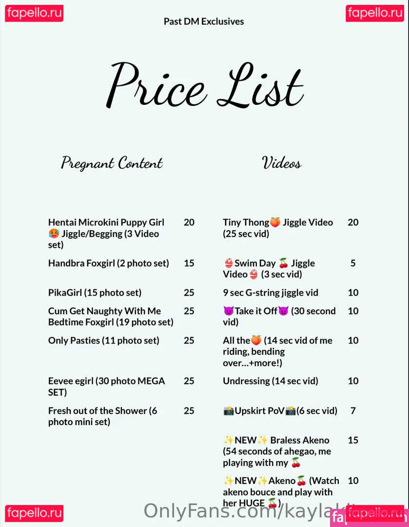 kaylakitsune Onlyfans Photo Gallery 