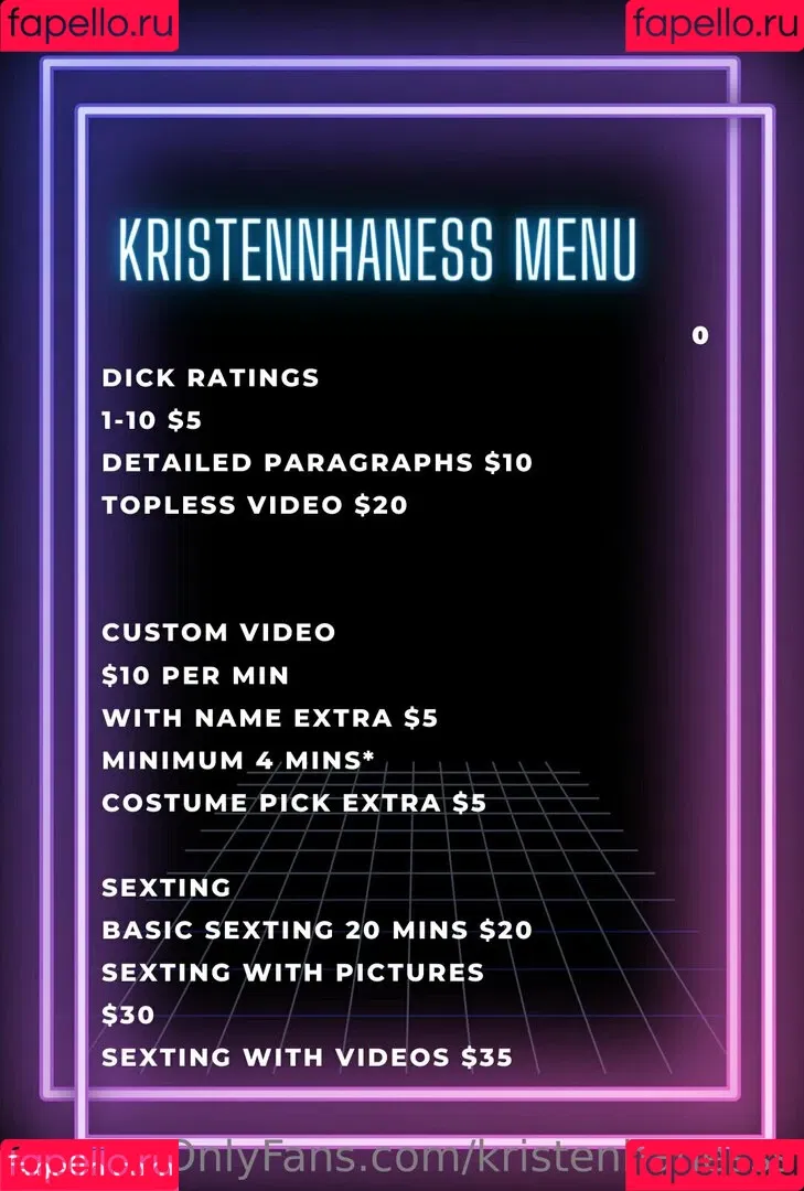kristenhanesss Onlyfans Photo Gallery 