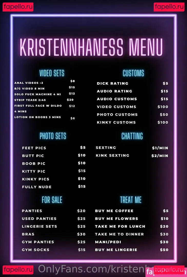 kristenhanesss Onlyfans Photo Gallery 