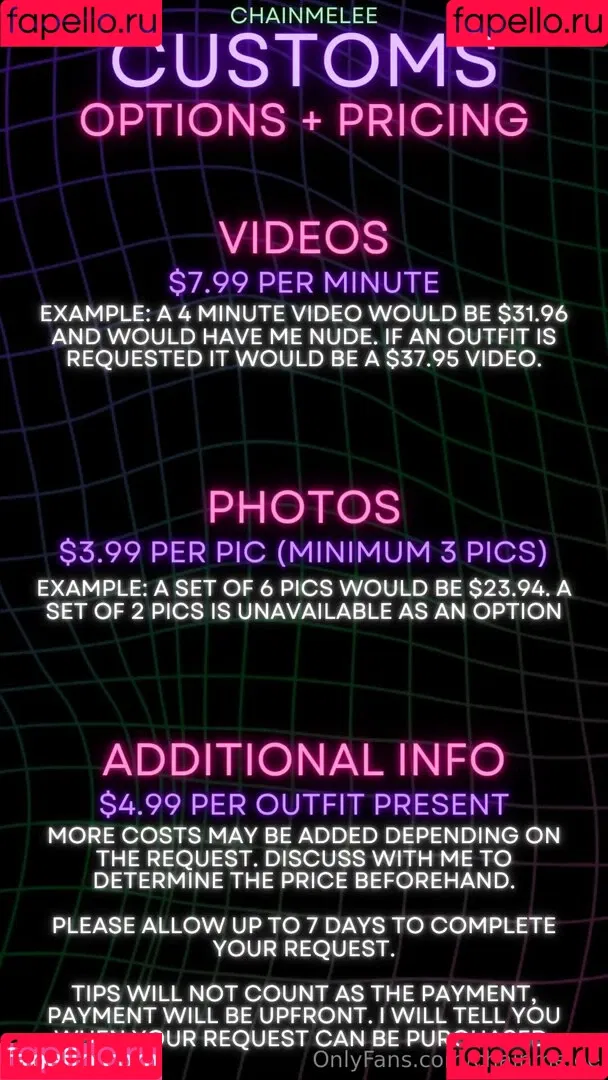 chainmelee Onlyfans Photo Gallery 
