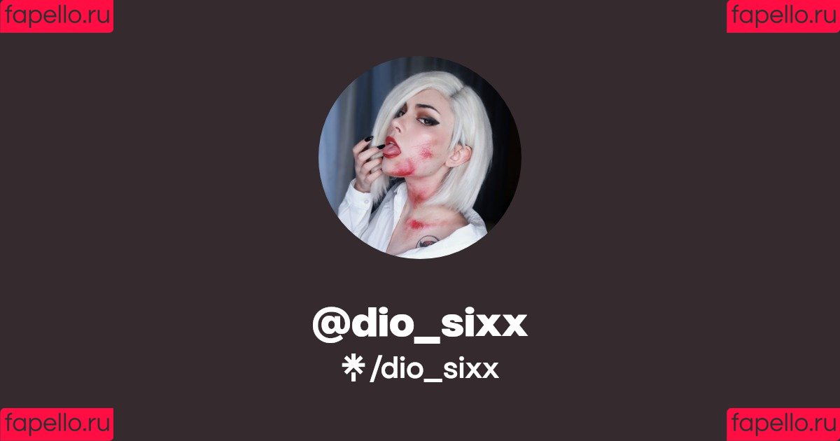 Dio Sixx Onlyfans Photo Gallery 