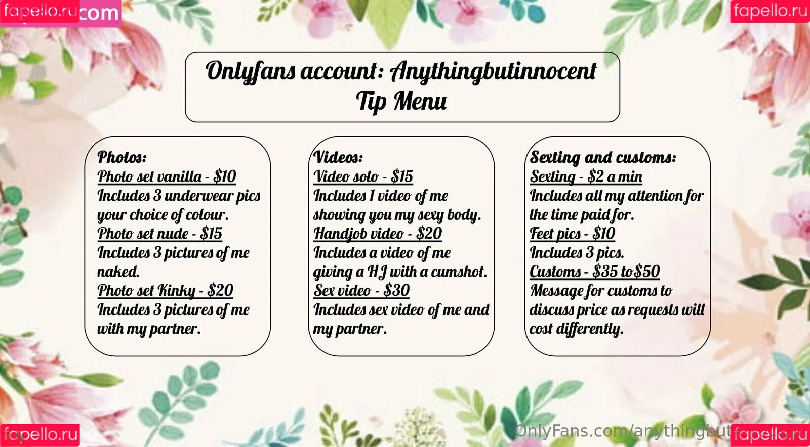 anythingbutinnocent Onlyfans Photo Gallery 