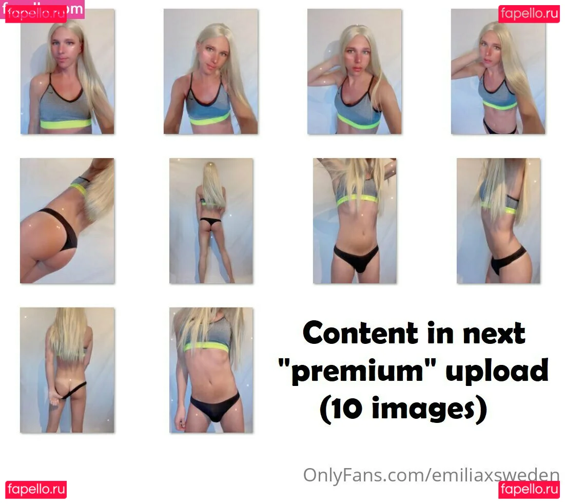 emiliaxsweden Onlyfans Photo Gallery 