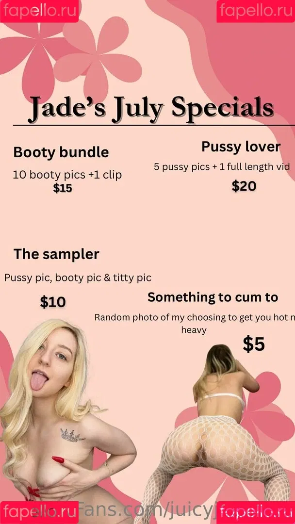 juicyjadefree Onlyfans Photo Gallery 