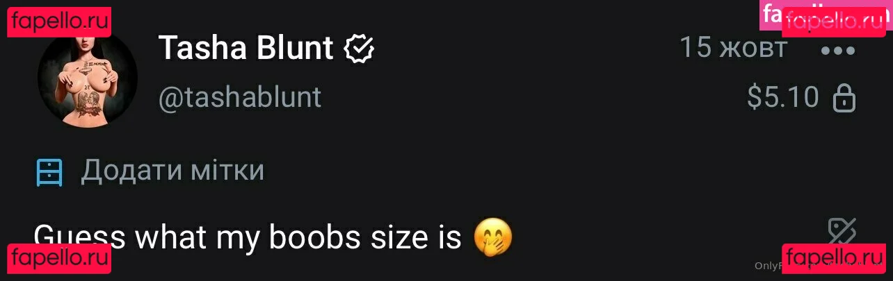 tashablunt Onlyfans Photo Gallery 