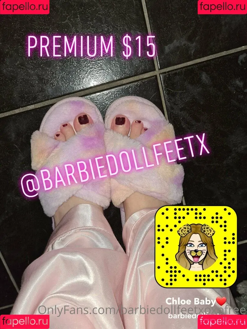 barbiedollfeetxoxofree Onlyfans Photo Gallery 