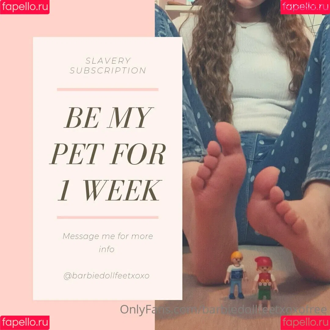 barbiedollfeetxoxofree Onlyfans Photo Gallery 