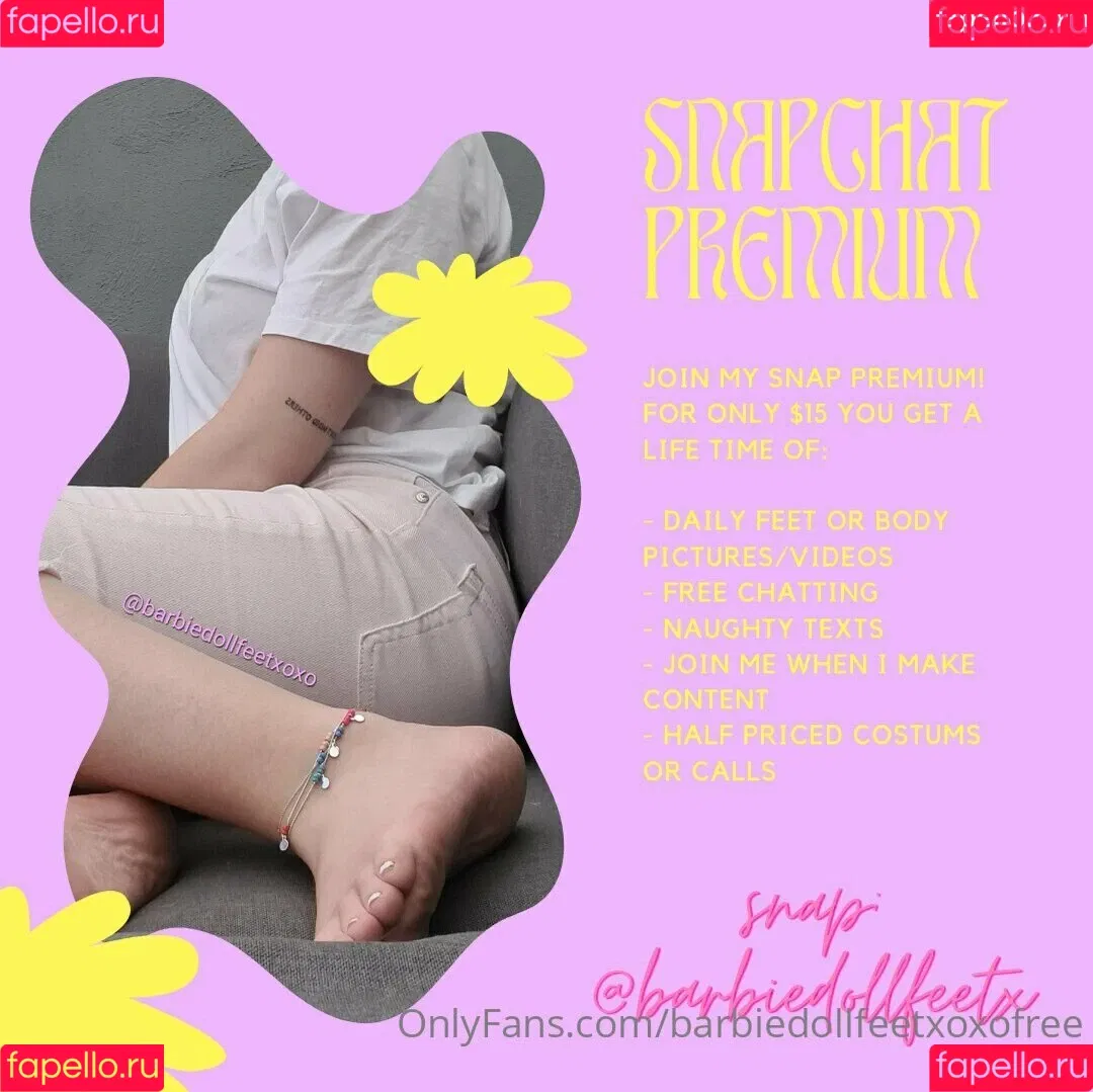 barbiedollfeetxoxofree Onlyfans Photo Gallery 